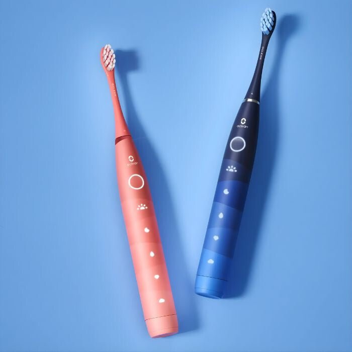 Oclean Find Duo Elektromos Fogkefe Szett – 2 Darabos, Kék és Piros - BShopy