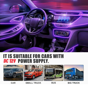 OneLED Autós LED szál, vágható LED fény,Szivargyújtós Töltésű 3 m-BShopy