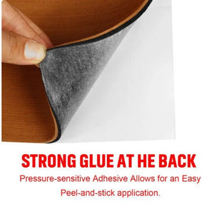 Öntapadós EVA Hajópadló Burkolólap 2400x900x6 mm - Világosbarna Teak Minta, Csúszásmentes, Vízálló - BShopy