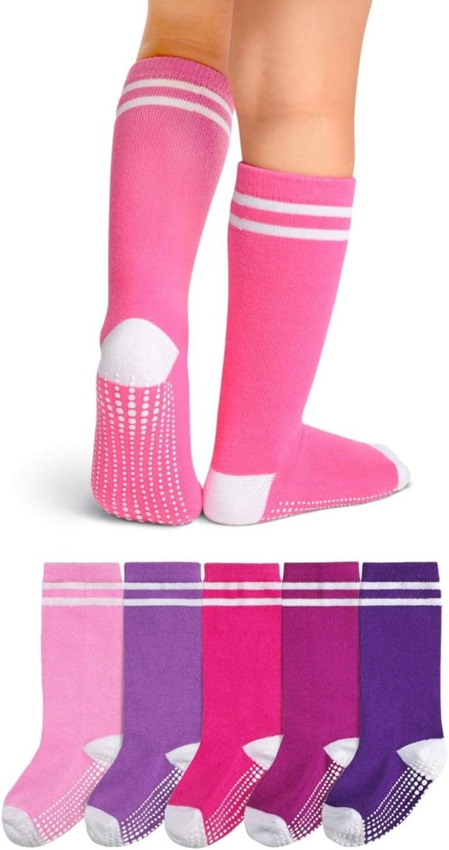 Prémium Csúszásgátló Baba és Gyerek Térdzokni Szettek – Több Színben és Méretben - BShopy