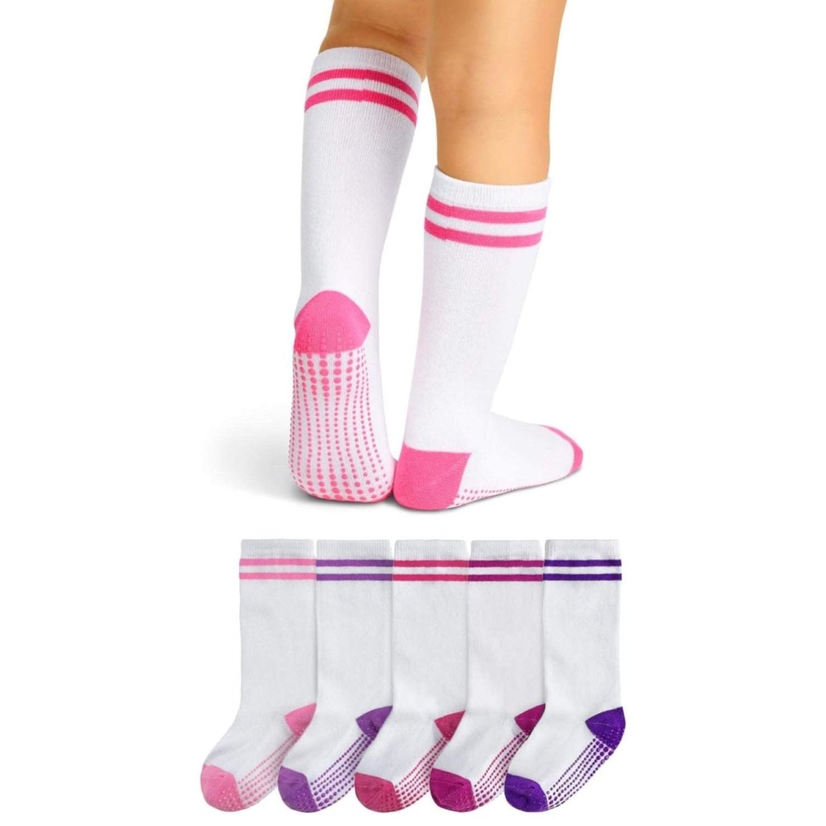 Prémium Csúszásgátló Baba és Gyerek Térdzokni Szettek – Több Színben és Méretben - BShopy