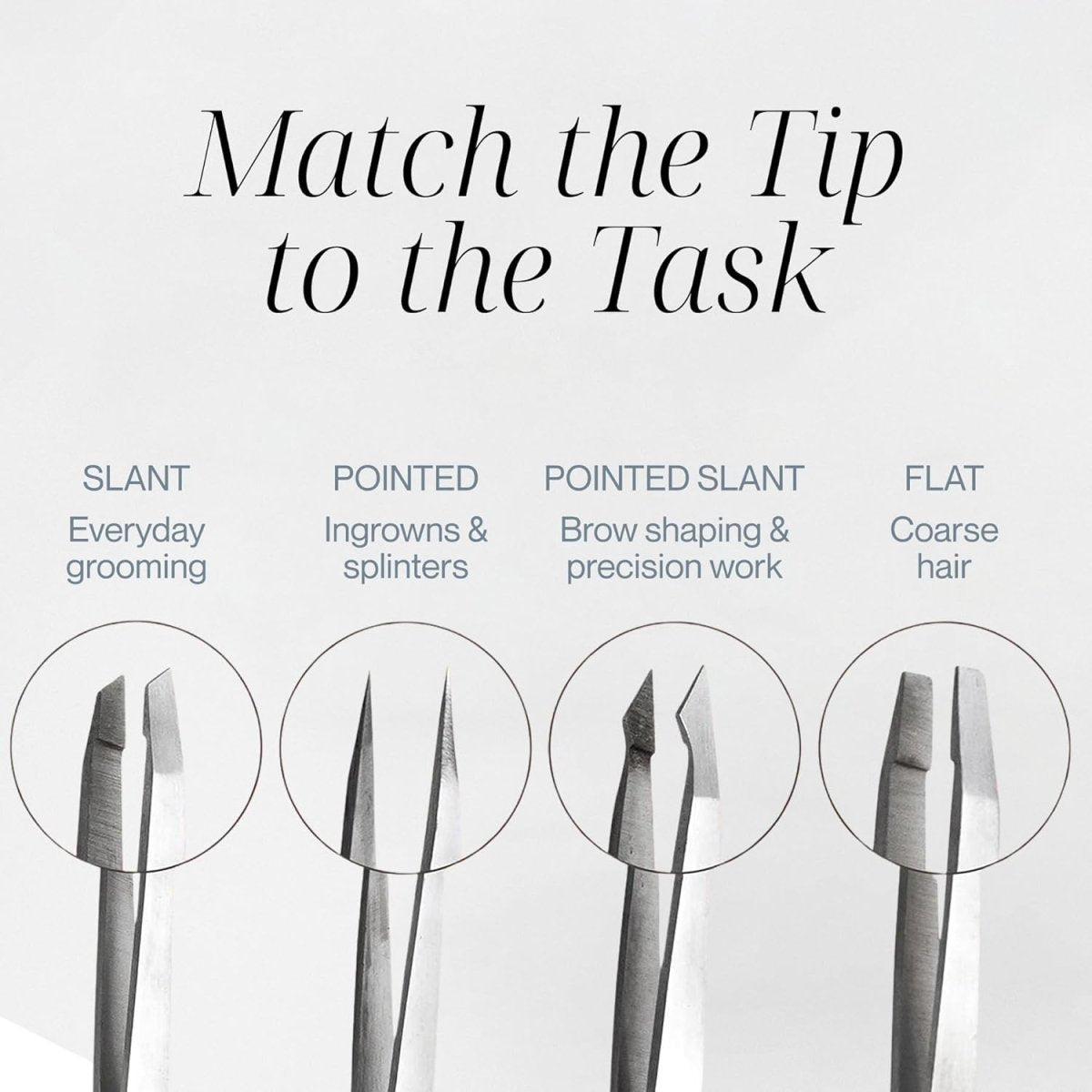 Professzionális Csipesz Szett – 4 az 1 - ben Precíziós Szőrtelenítés - BShopy