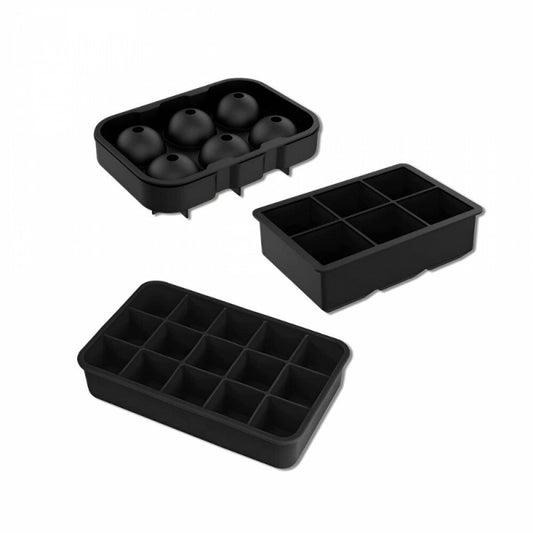 Rymall Szilikon Jégkocka Forma Szett – 3 db, Tartós és Könnyen Használható - BShopyX001HUNHW3_0