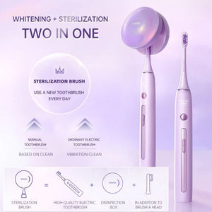 Soocas X3 Pro Elektromos Fogkefe – Érzékeny Fogakra is, UV Tok +1 Cserefej - BShopy