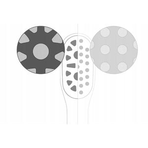 Soocas X3 Pro / X3U / V1 Szónikus Fogkefe Pótfej – 2 db, Lila - BShopy