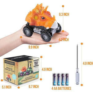 Tencoz Dinoszauruszos Játékautók LED Világítással – Színes - BShopy