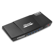 TESmart UHD HDMI Splitter 1x4 – 4K@60Hz, HDR, 18 Gbps (Fekete)