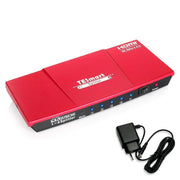 TESmart UHD HDMI Splitter 1x4 – 4K@60Hz, HDR, 18 Gbps (Korallpiros)