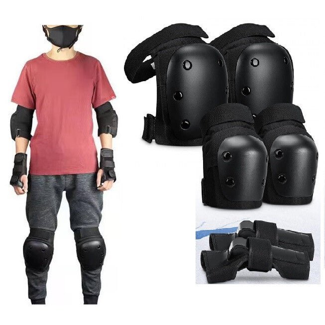 TOPLUS 6 az 1 - ben Gyerek Térd - és Csuklóvédő Készlet M - es - BShopy