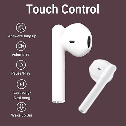 Ture Vezeték Nélküli Bluetooth Fülhallgató - Zajszűrős, Érintésvezérléses Headset Tokkal - BShopy