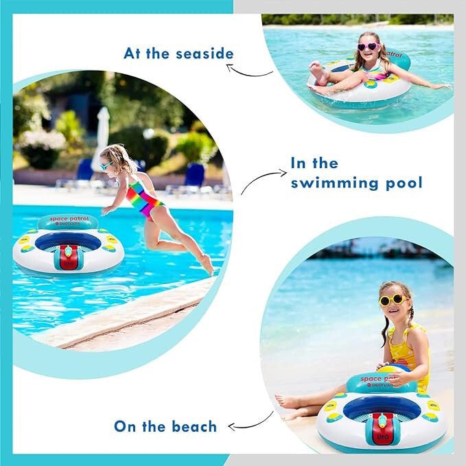 UFO - s Úszógumi Vízipisztollyal Gyermekeknek 2 - 10 Éves Korig 60cm - BShopyfelfújható úszógumi gyerekgyermek úszógumiUFO úszógumi10130003_2