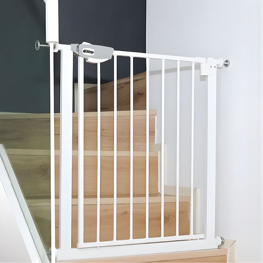 Univerzális Gyerekbiztonsági Kapu – Strapabíró Fém Kivitel, Nyomásos Rögzítés 77 - 82cm - BShopy