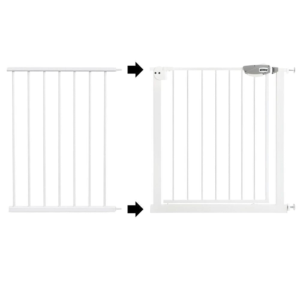 Univerzális Gyerekbiztonsági Kapu Toldalék – 45 cm, Fém Kivitel, Nyomásos Rögzítéshez - BShopy