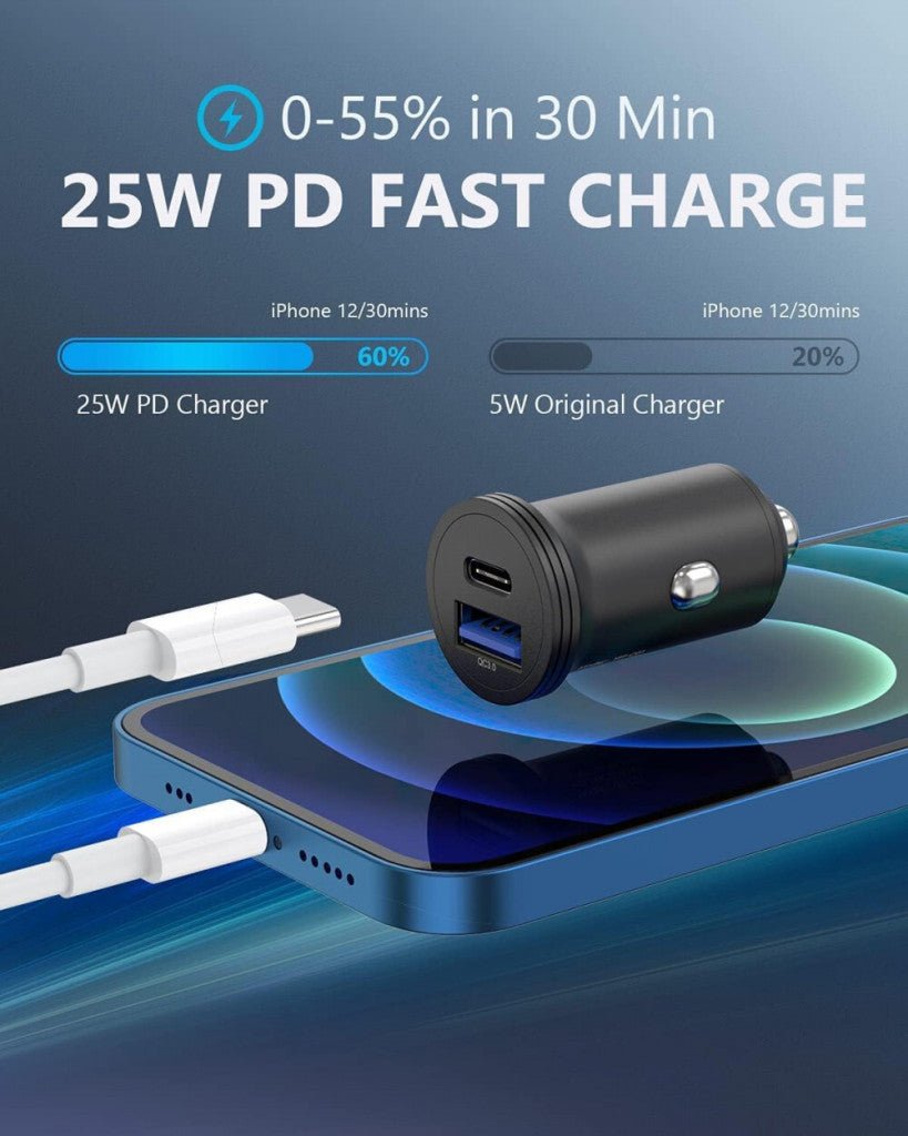 USB - C Autós Töltőadapter - 43W, 2 Portos Gyorstöltő Telefonhoz és Tablethez - BShopy43 W autós USB töltőautós adapter telefonhozautós kiegészítőX001GNFG9X_1