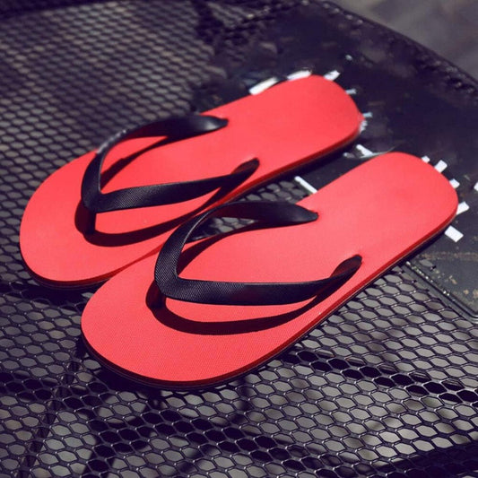 ZHJING Férfi Papucs Piros Színben - Kényelmes Nyári Lábbeli, 42 - 43 Méret - BShopy42 - 43 méretférfi lábbeliférfi papucs749138185196_0