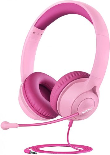 MPOW Gyerek Headset Pink