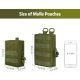 Molle Taktikai Katonai Kistáska S+L (khaki)