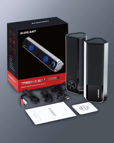ELEGIANT SR400 BT5.0 Bluetooth Hangszóró HiFi Sztereó 2 db-os