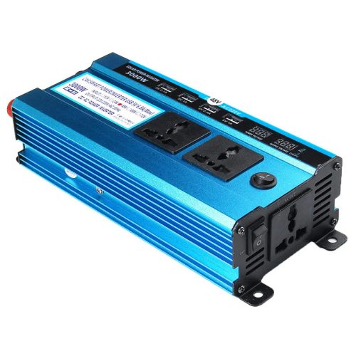 Autós Inverter Tápegység Feszültségátalakító Transzformátor 3000W