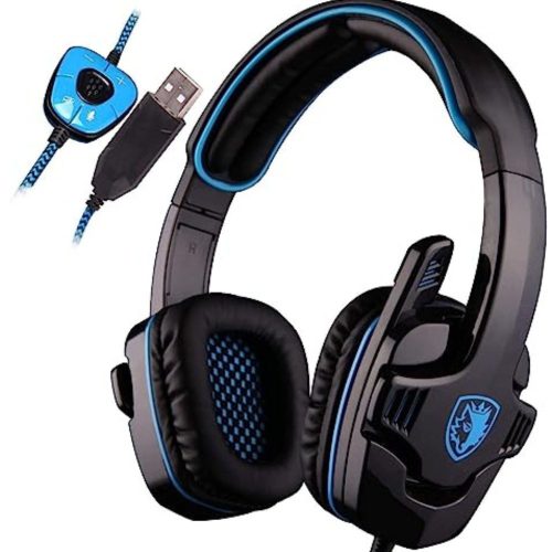 Sades Sa-901 Gamer Headset (Kék-Fekete)