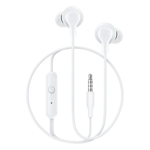 S8 Vezetékes Fülhallgató Mikrofonnal (Fehér)
