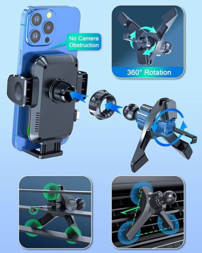 Încărcător auto wireless rapid Qi Yitumu A26 – 15W